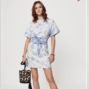 Rebecca Minkoff Marta Dress in pink tie dye